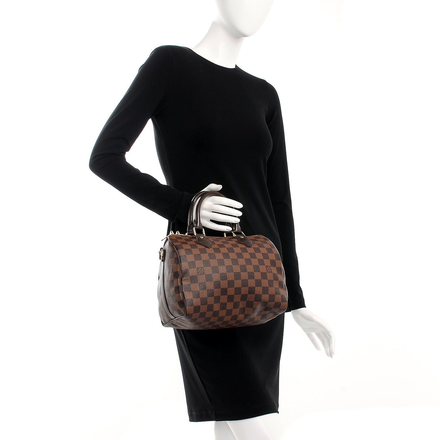 Damier Ebene Speedy Bandouliere 25