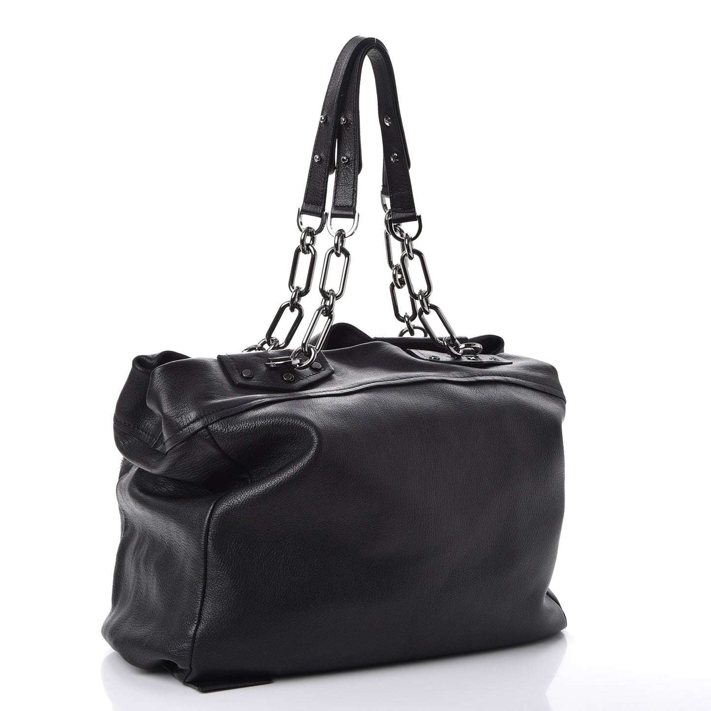 Goatskin Shoulder Bag Black