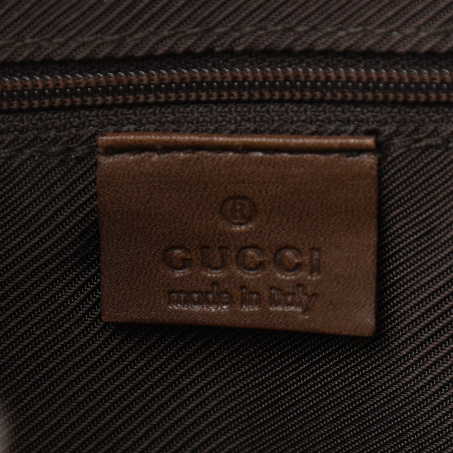 Monogram Drawstring Bag Brown