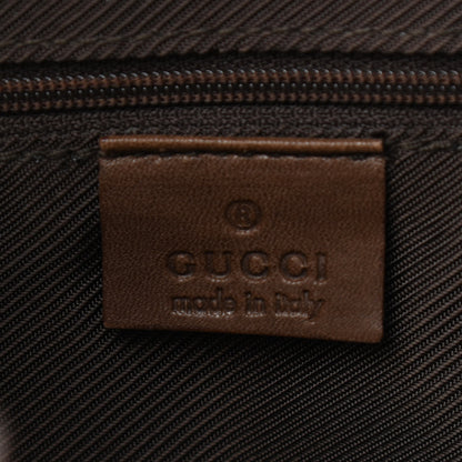 Gucci Monogram Drawstring Bag Brown 8 of 10