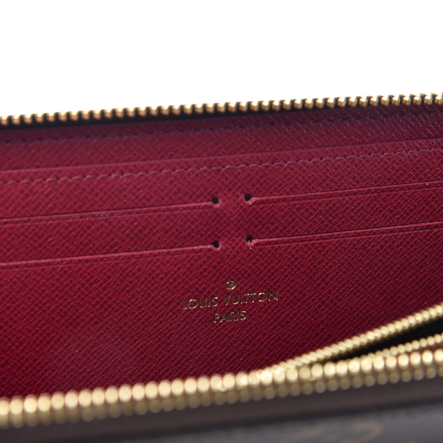 Louis Vuitton Monogram Clemence Wallet Fuchsia 5 of 6