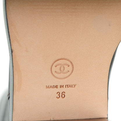 Chanel Calfskin CC Knee High Boots 36 Brown 8 of 9