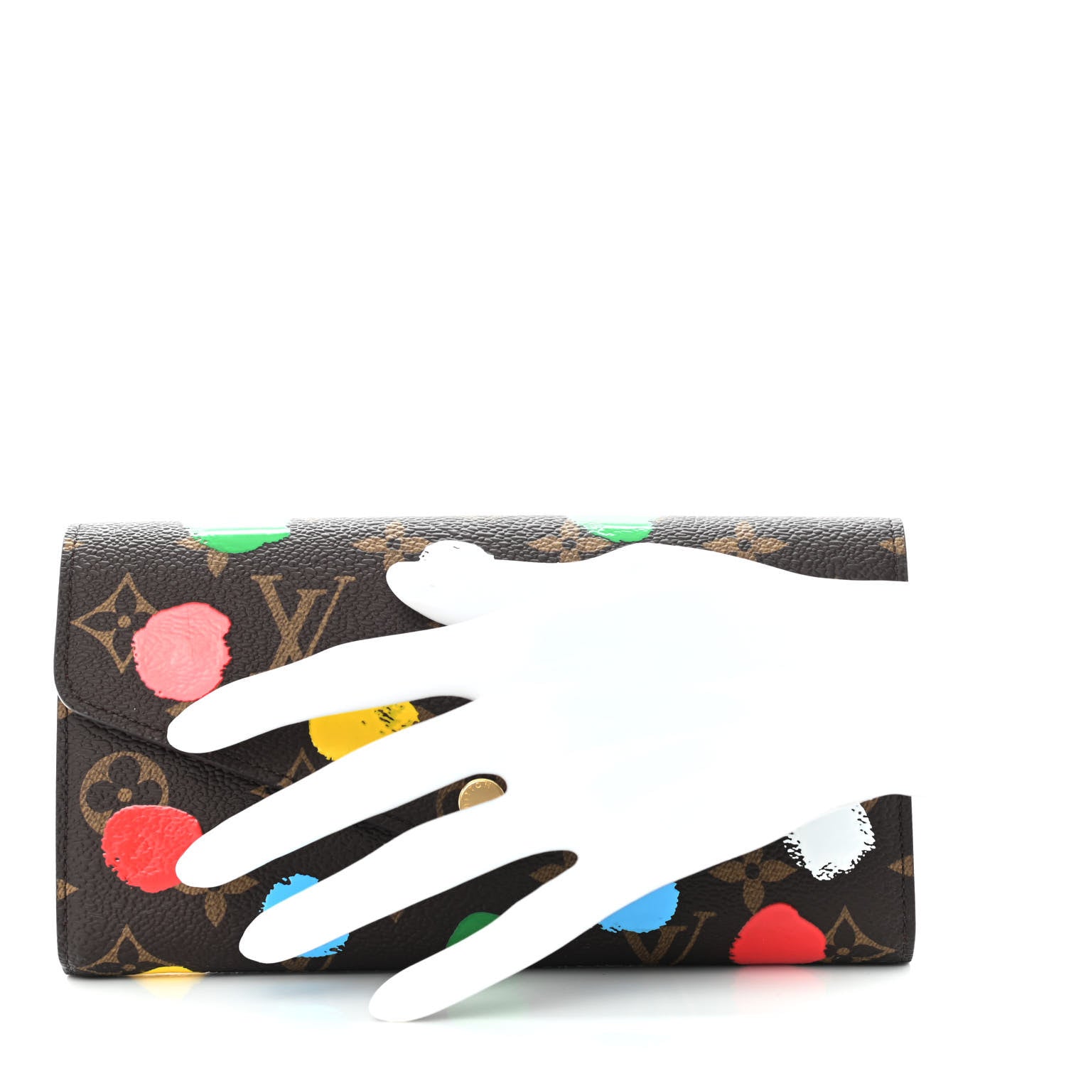 Louis Vuitton X YK Monogram Sarah Wallet 2 of 9