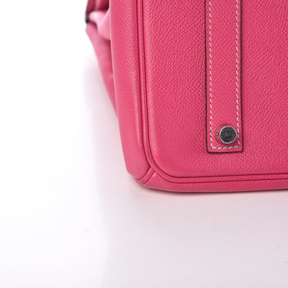 Hermes Epsom Candy Birkin 35 Rose Tyrien Rubis 38 of 41