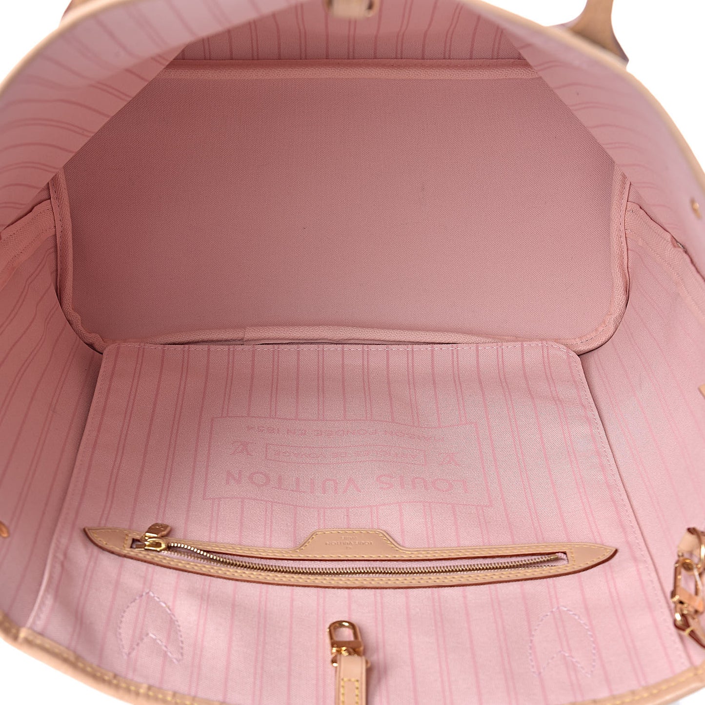 Damier Azur Neo Neverfull MM Rose Ballerine