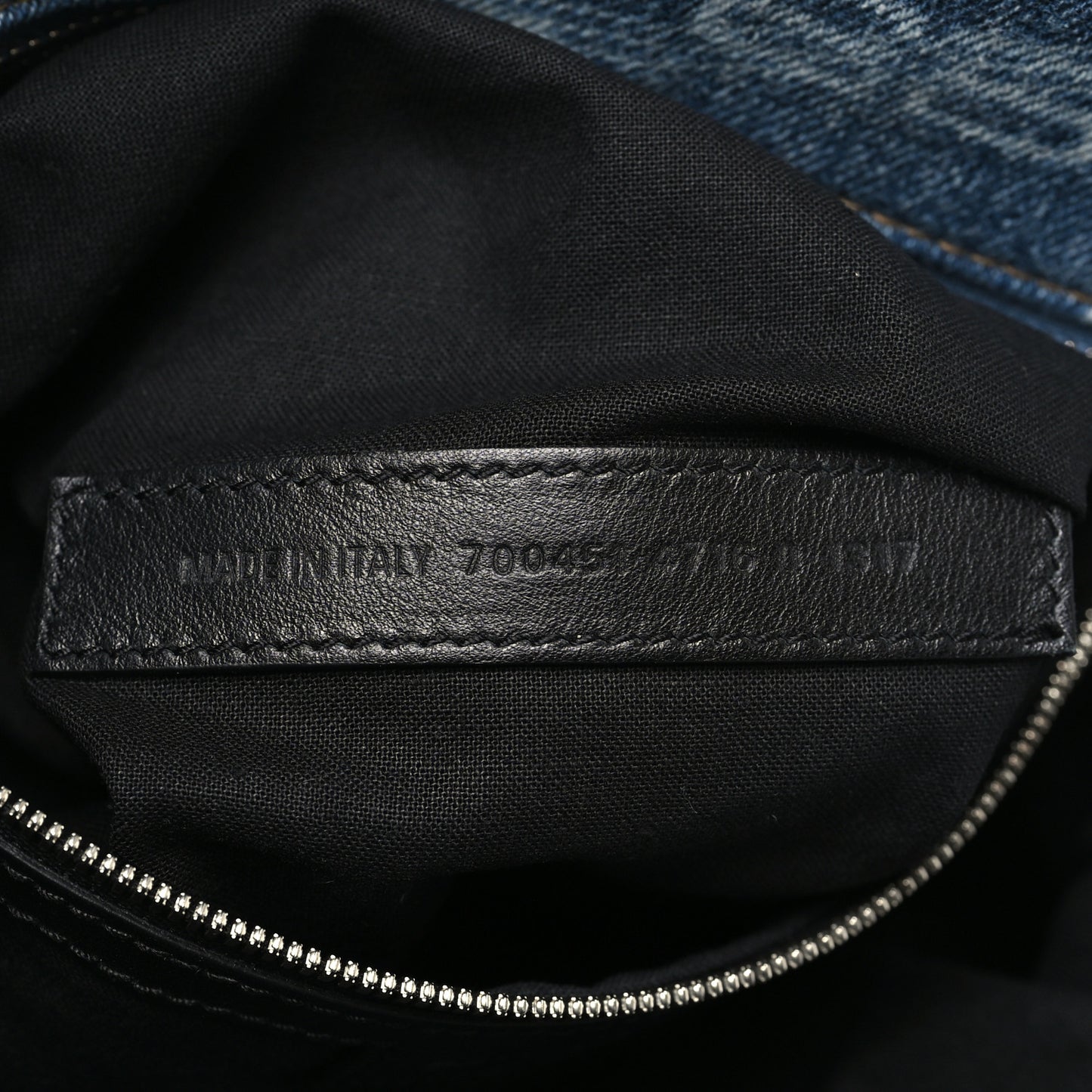 Denim BB Monogram Neo Cagole City Handbag Blue