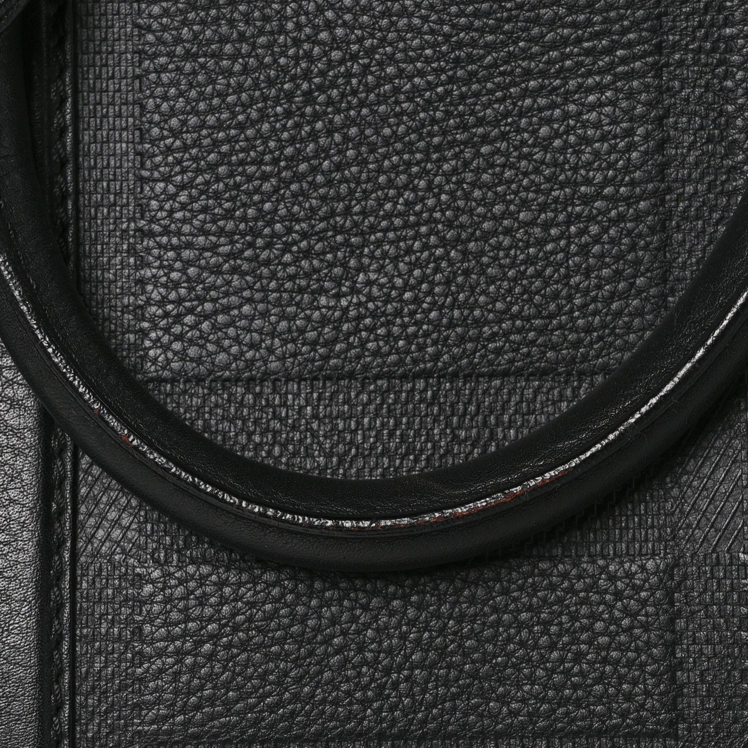 Burberry Heritage Grain Check Embossed Briefcase Black 10 of 10