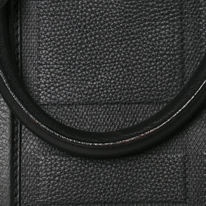 Burberry Heritage Grain Check Embossed Briefcase Black 10 of 10