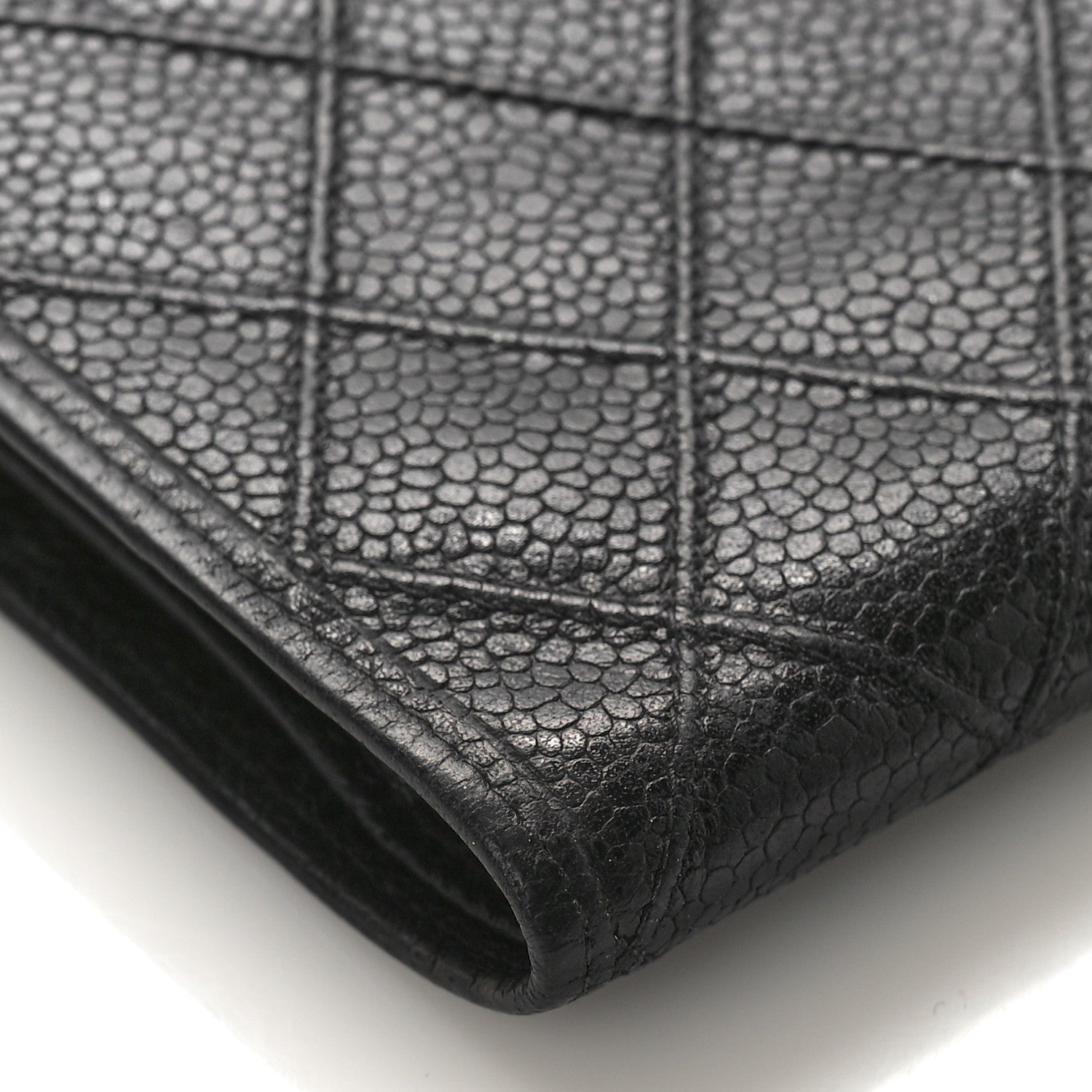 Chanel Caviar Stitched French Wallet Black 9 of 11