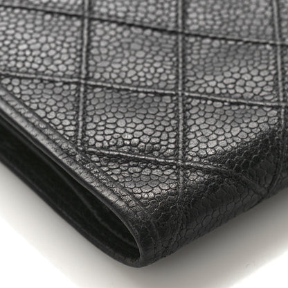Chanel Caviar Stitched French Wallet Black 9 of 11