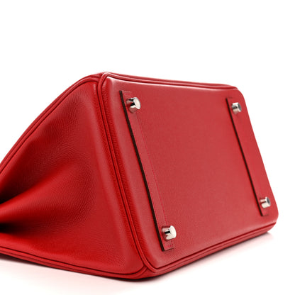 Hermes Epsom Birkin 30 Rouge Casaque 9 of 15