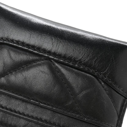 Chanel Aged Calfskin Chevron Quilted Gabrielle Card Holder So Black 11 of 12