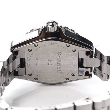 Chanel Titanium Ceramic 33mm J12 Chromatic Quartz Watch 4 of 6