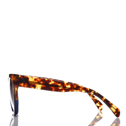 Celine Shadow Sunglasses CL 41026/S Havana Blue 3 of 7