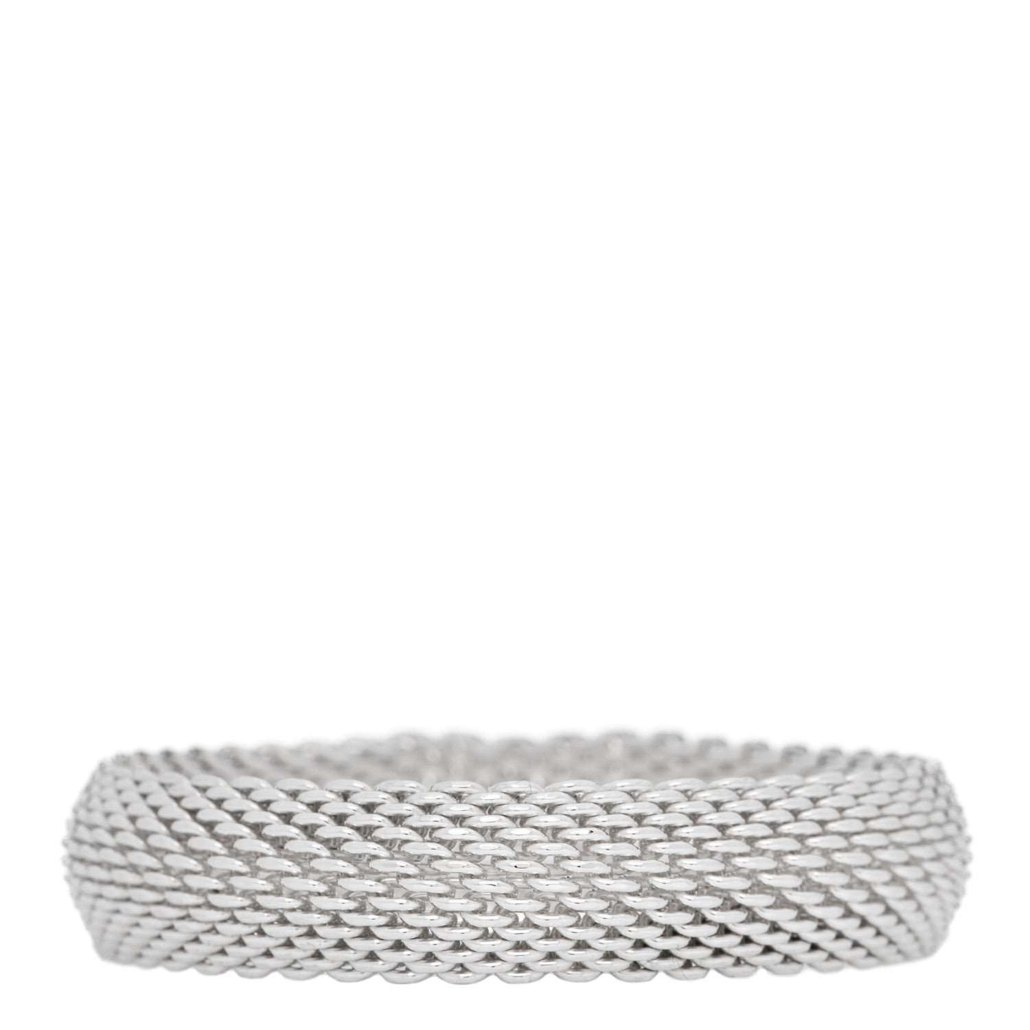 Tiffany Sterling Silver Somerset Mesh Bracelet 1 of 3