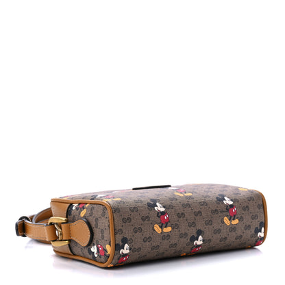 Gucci X DISNEY Mini Vintage GG Supreme Monogram Mickey Mouse Shoulder Bag Beige Vintage Sun Oil 4 of 11