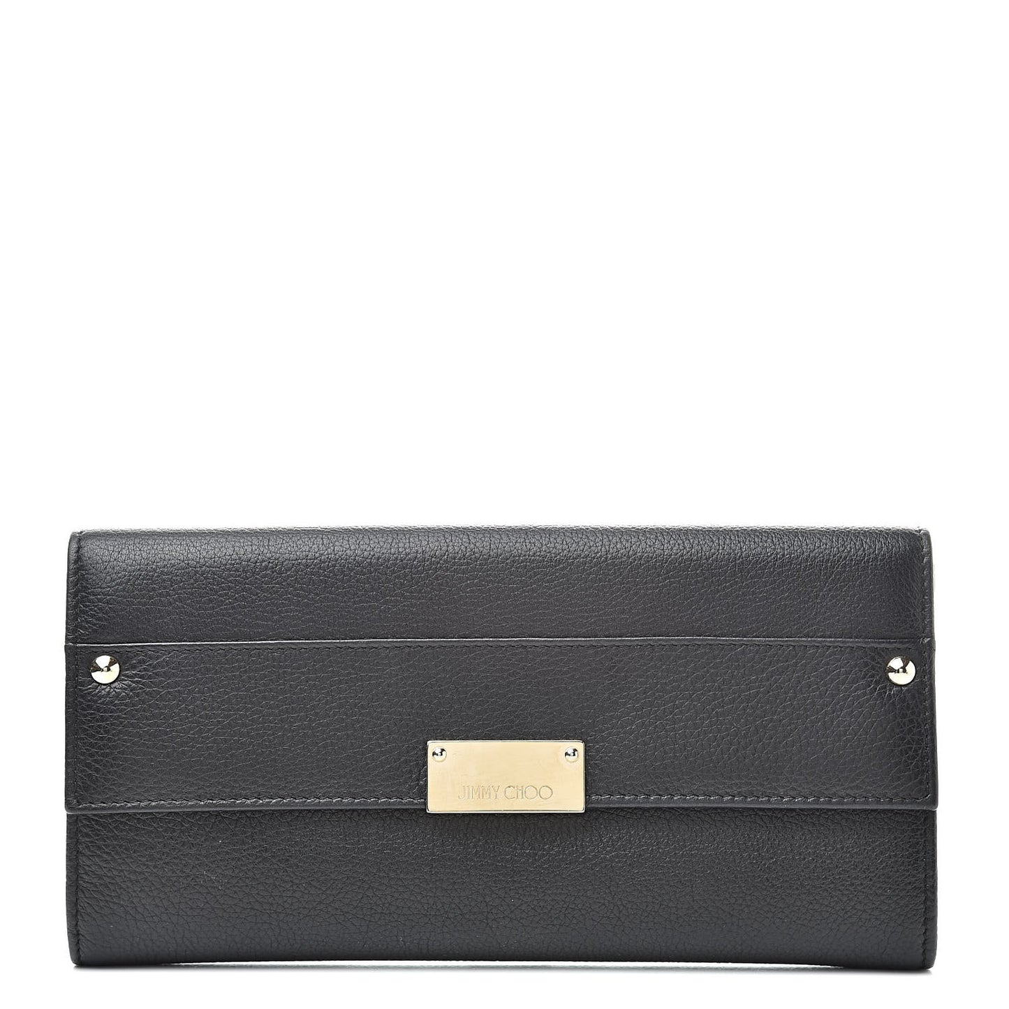 Calfskin Reese Clutch Wallet Black