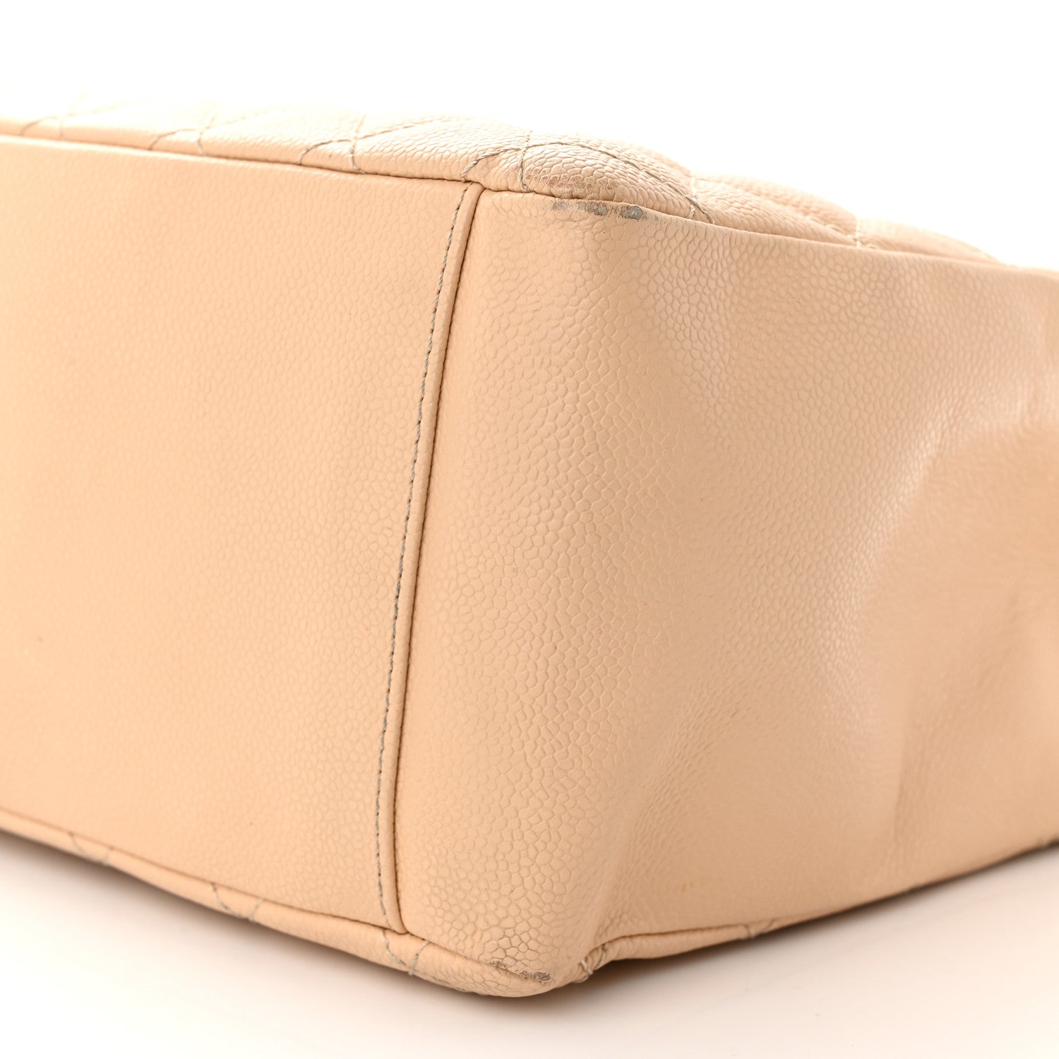 Chanel Caviar Quilted Grand Shopping Tote GST Beige 12 of 20