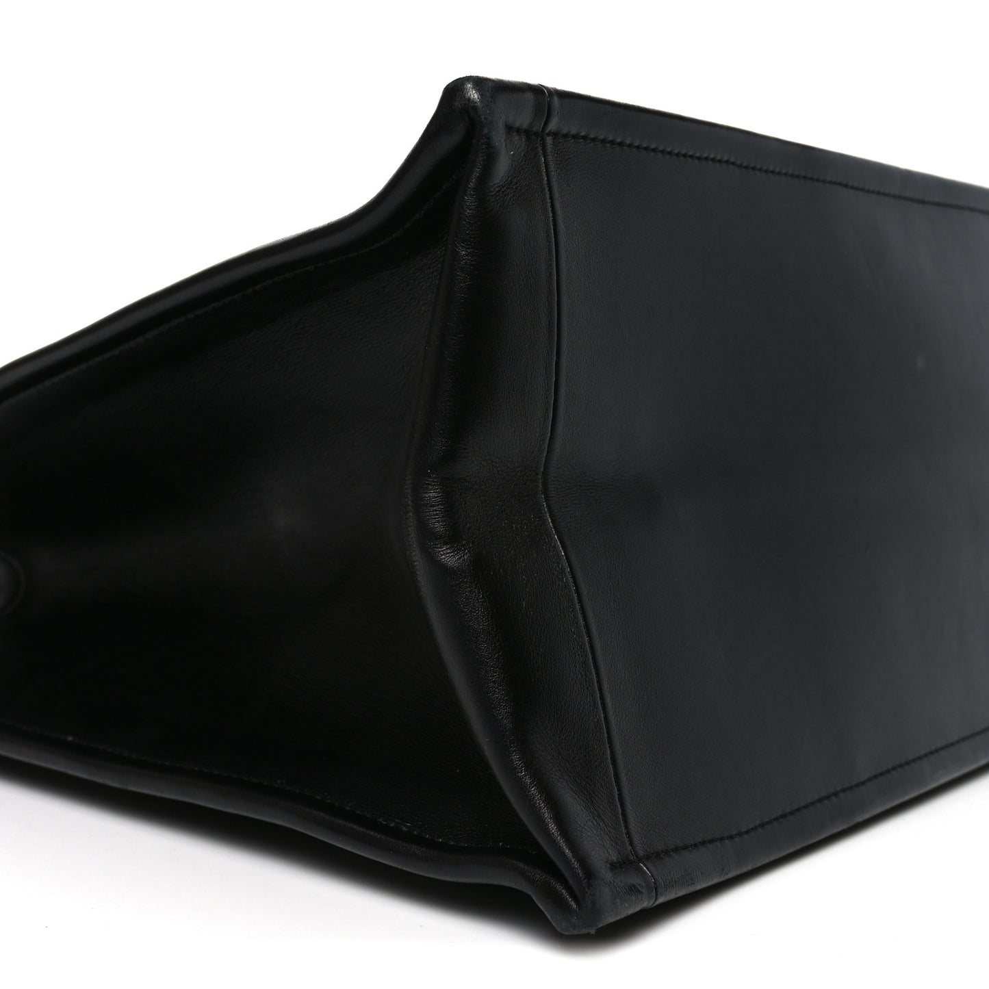 Calfskin Archicannage Large Essential Tote Black