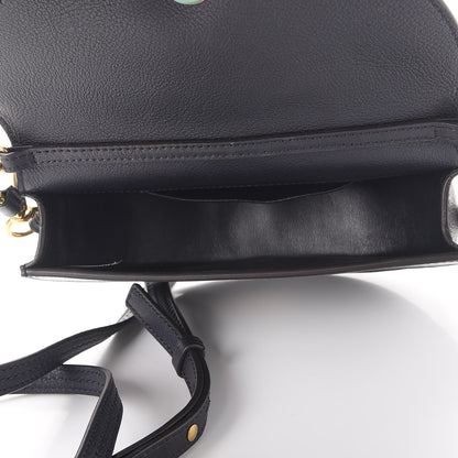 Chloe Suede Calfskin Constellation Studded Small Nile Bracelet Minaudiere Bag Full Blue 5 of 11