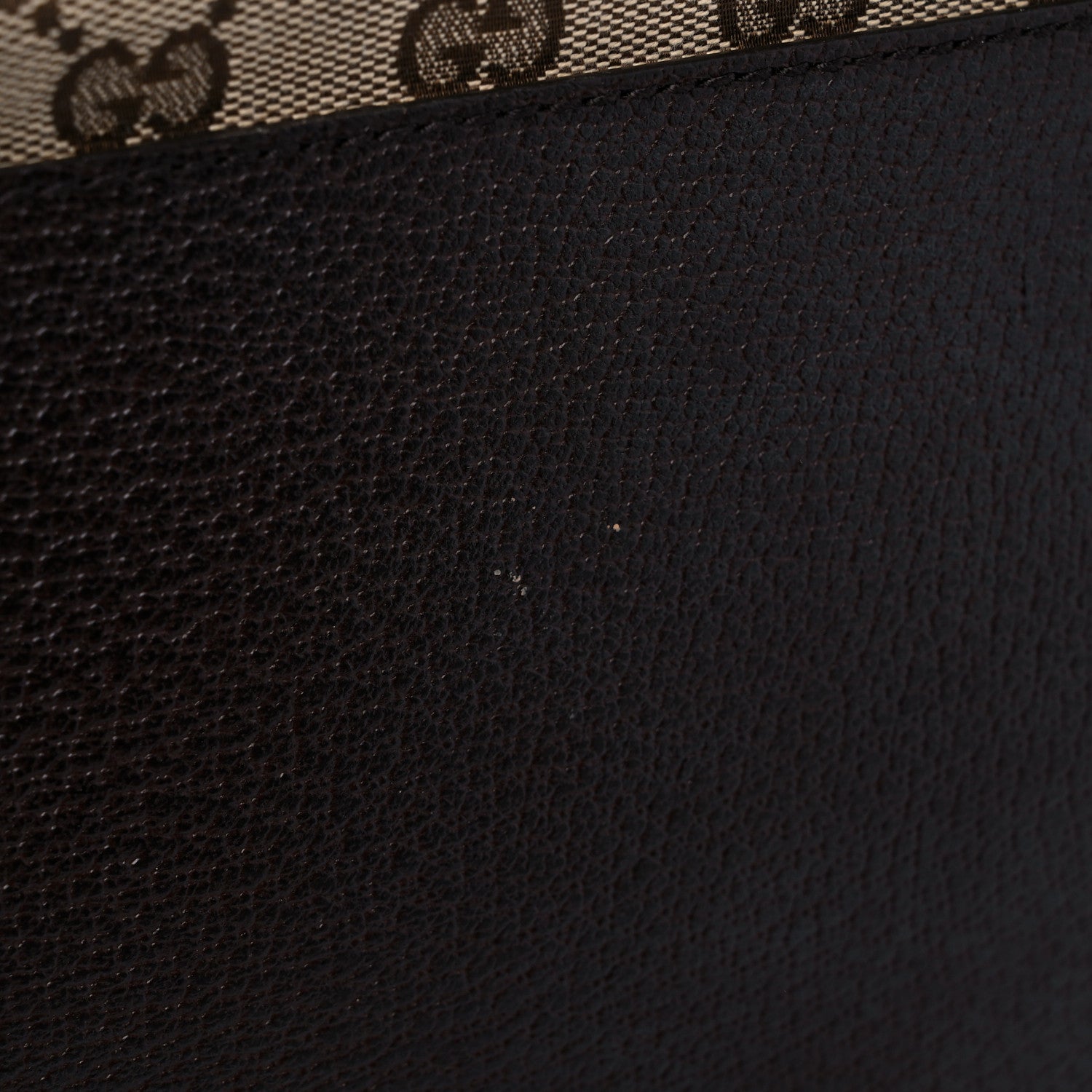 Gucci GG Monogram Medium Web Handle Bucket Tote Dark Brown 13 of 15