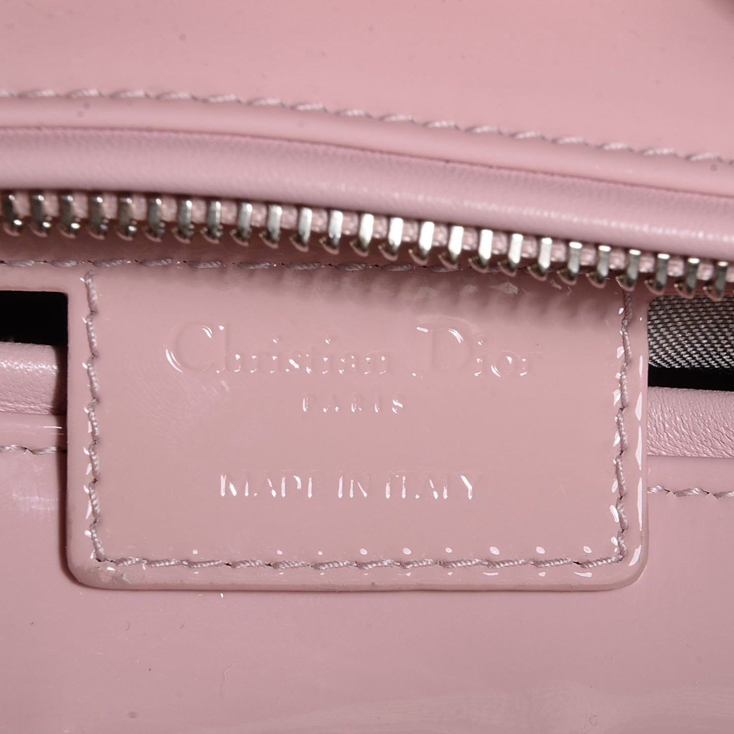Lambskin Cannage Medium Lady Dior Rose Clair