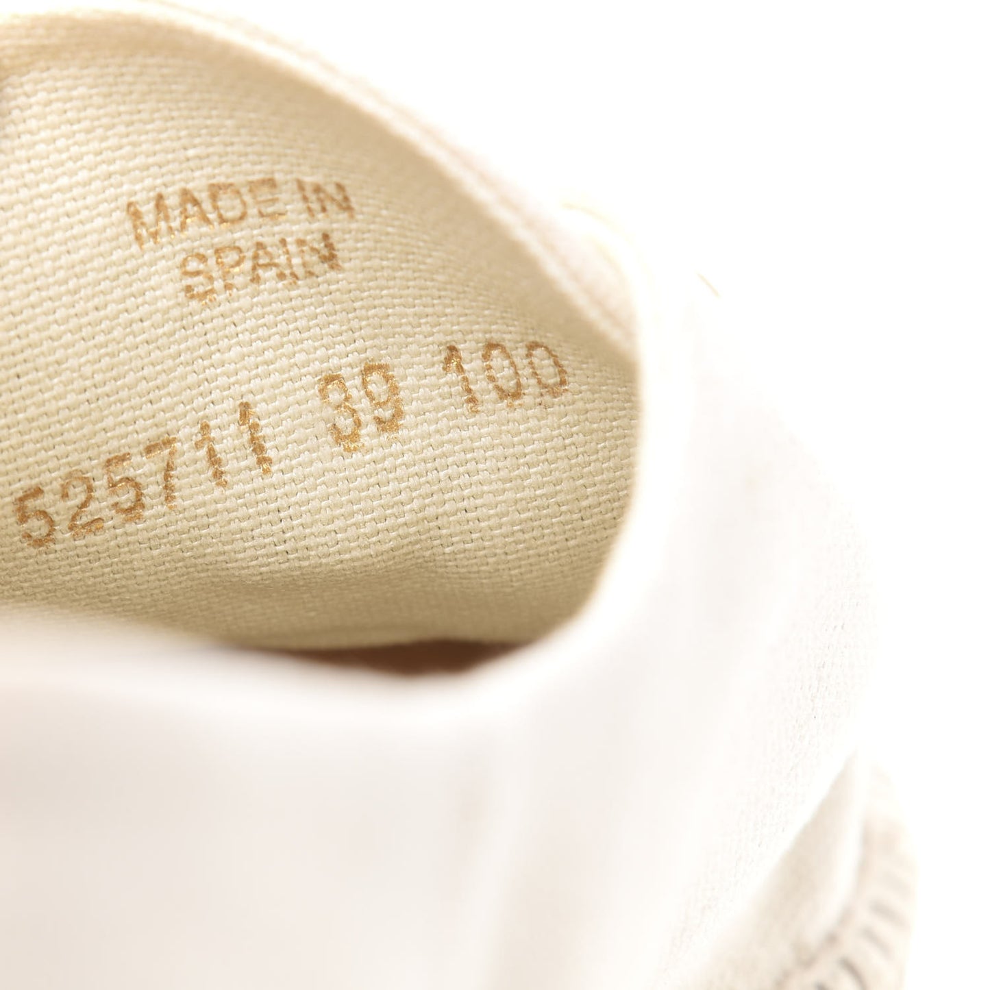 Canvas Logo Lace-Up Platform Espadrilles 39 Greggio Grege