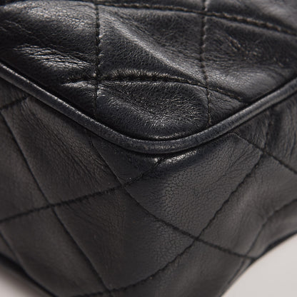 Chanel Lambskin Quilted CC Tassel Camera Case Black 10 of 14