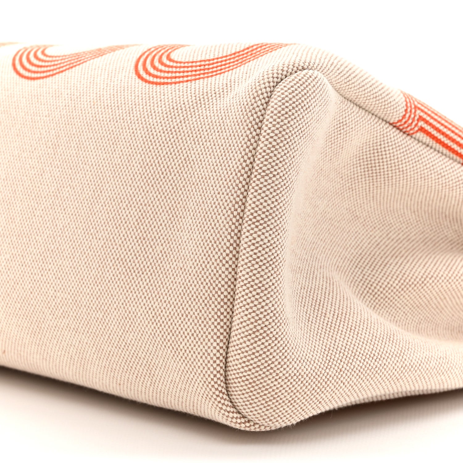 Hermes H Plume Canvas Vache Hunter Circuit 24 Herbag Zip Retourne 31 Orange Mecano Ecru Beige Naturel 11 of 13