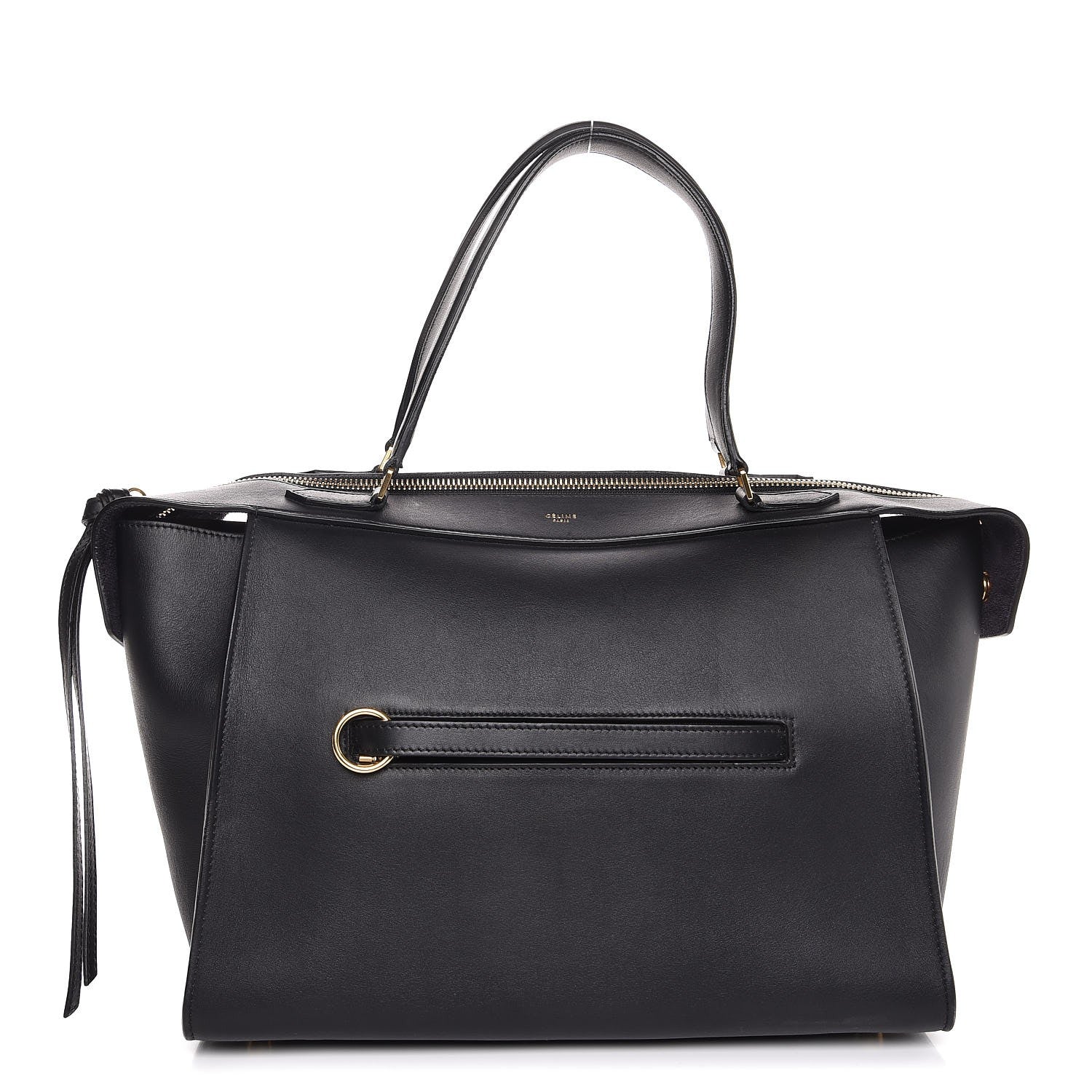 Celine Smooth Calfskin Small Ring Bag Black 1 of 6