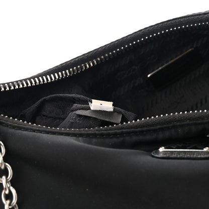 Prada Nylon Re-Edition 2005 Shoulder Bag Black 8 of 12