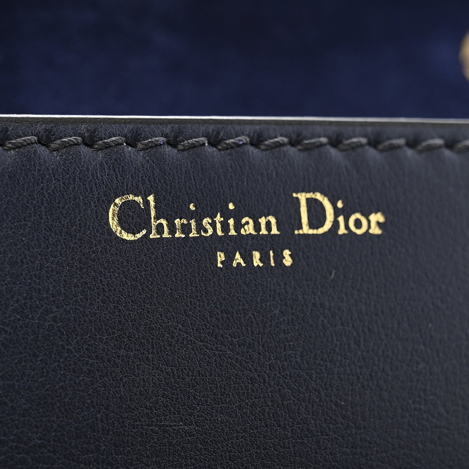 Christian Dior Calfskin Mini J'Adior Chain Flap Bag Navy Blue 6 of 10