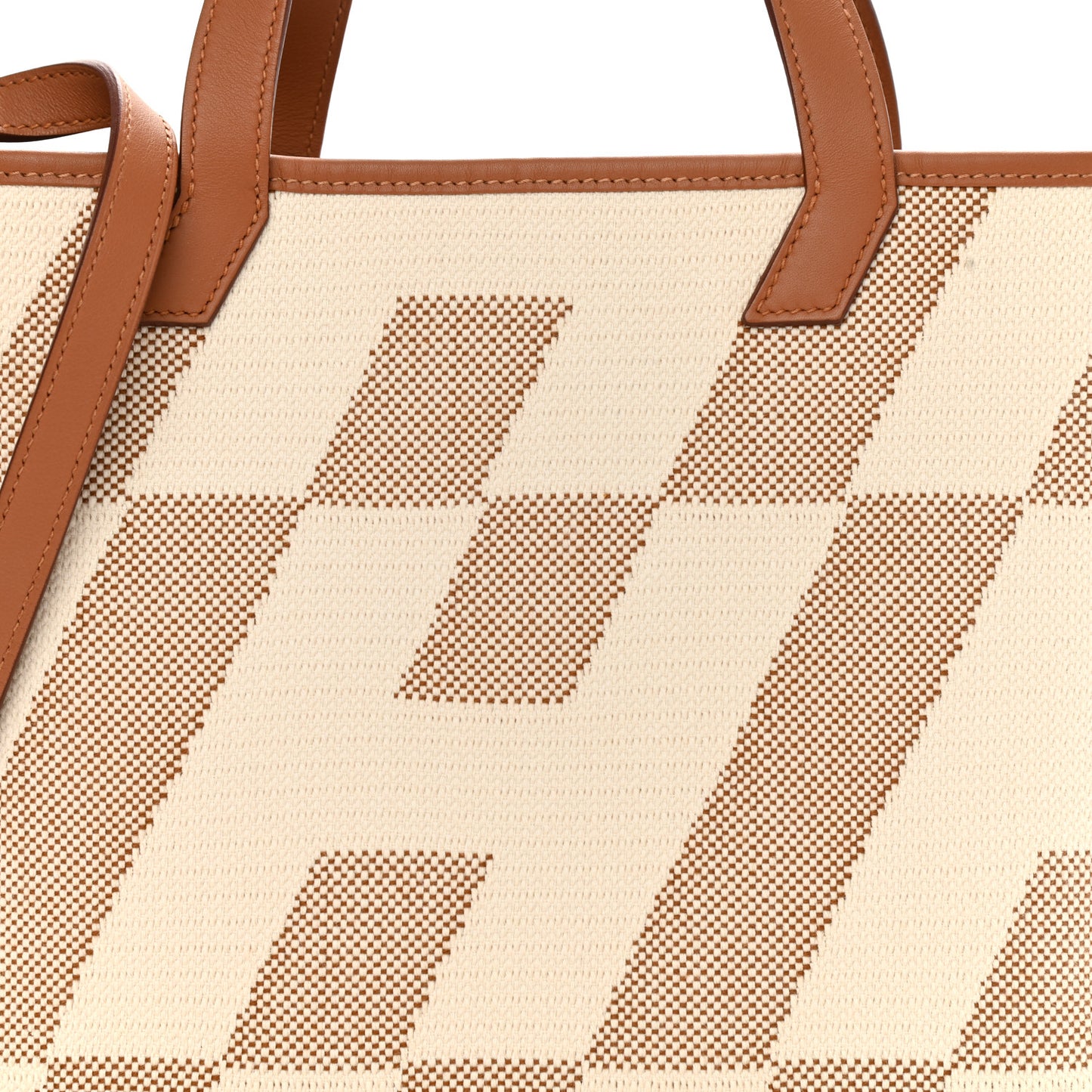 Swift H Canvas Cabas H En Biais 27 Gold Naturel Ecru