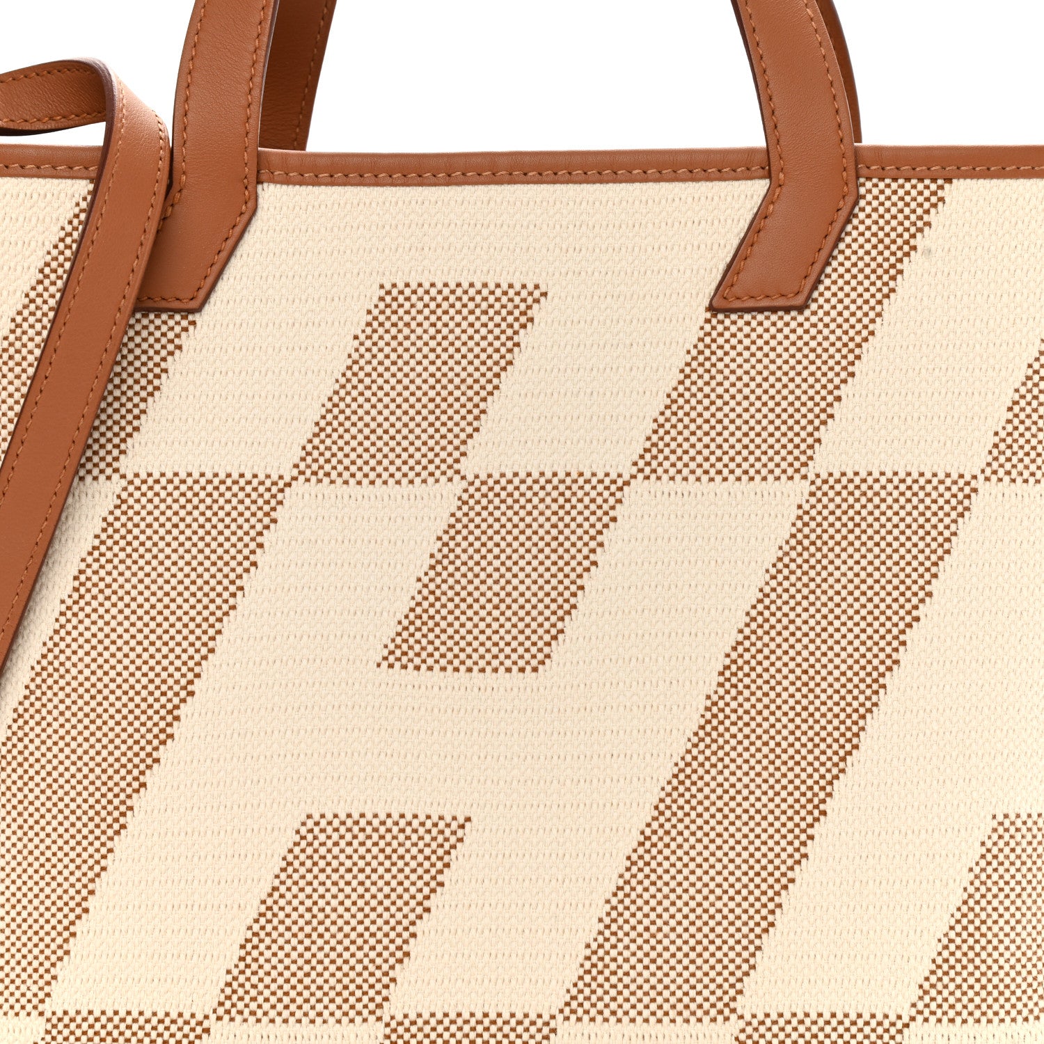 Hermes Swift H Canvas Cabas H En Biais 27 Gold Naturel Ecru 8 of 11