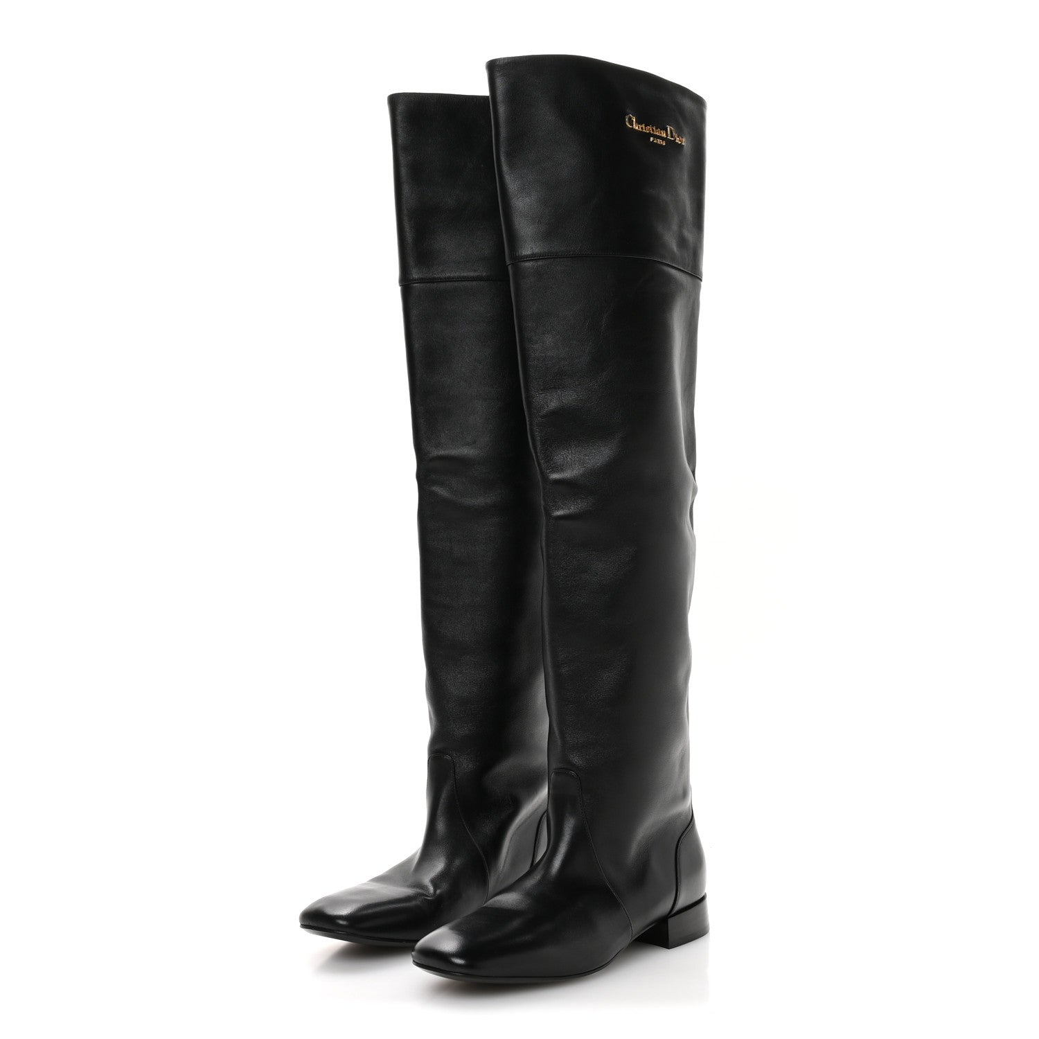 Christian Dior Calfskin D-Town Boots 37.5 Black 4 of 8