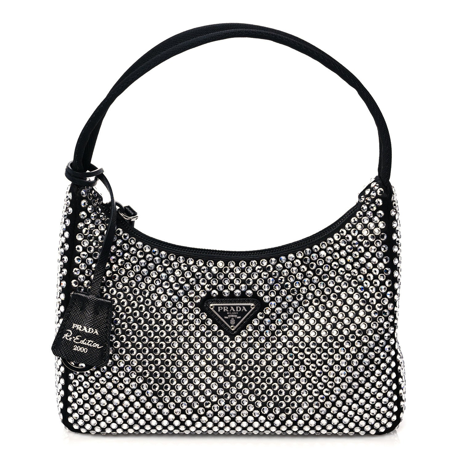 Prada Satin Crystal Mini Re-Edition 2000 Bag Cristal 1 of 10