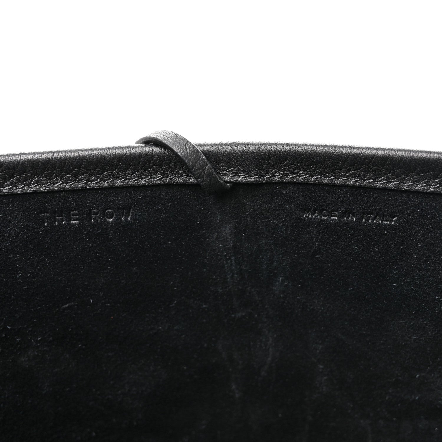 The Row Grained Calfskin Medium N/S Hook Tote Black 5 of 8