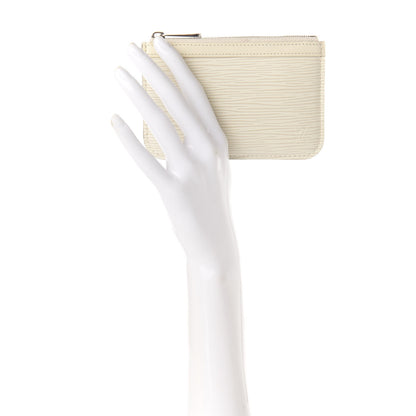 Louis Vuitton Epi Key Pouch Ivory 2 of 8
