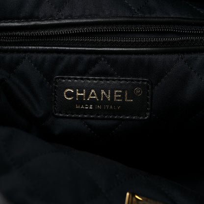 Chanel Metallic Calfskin Quilted Small Chanel 22 Ruthenium 7 of 10