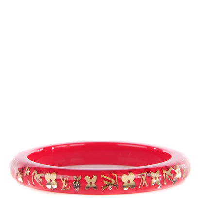 Louis Vuitton Resin Swarovski PM Inclusion Bracelet M Pomme D'Amour 1 of 5