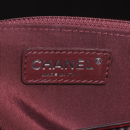 Chanel Patent Grand Shopping Tote GST Bordeaux 7 of 8