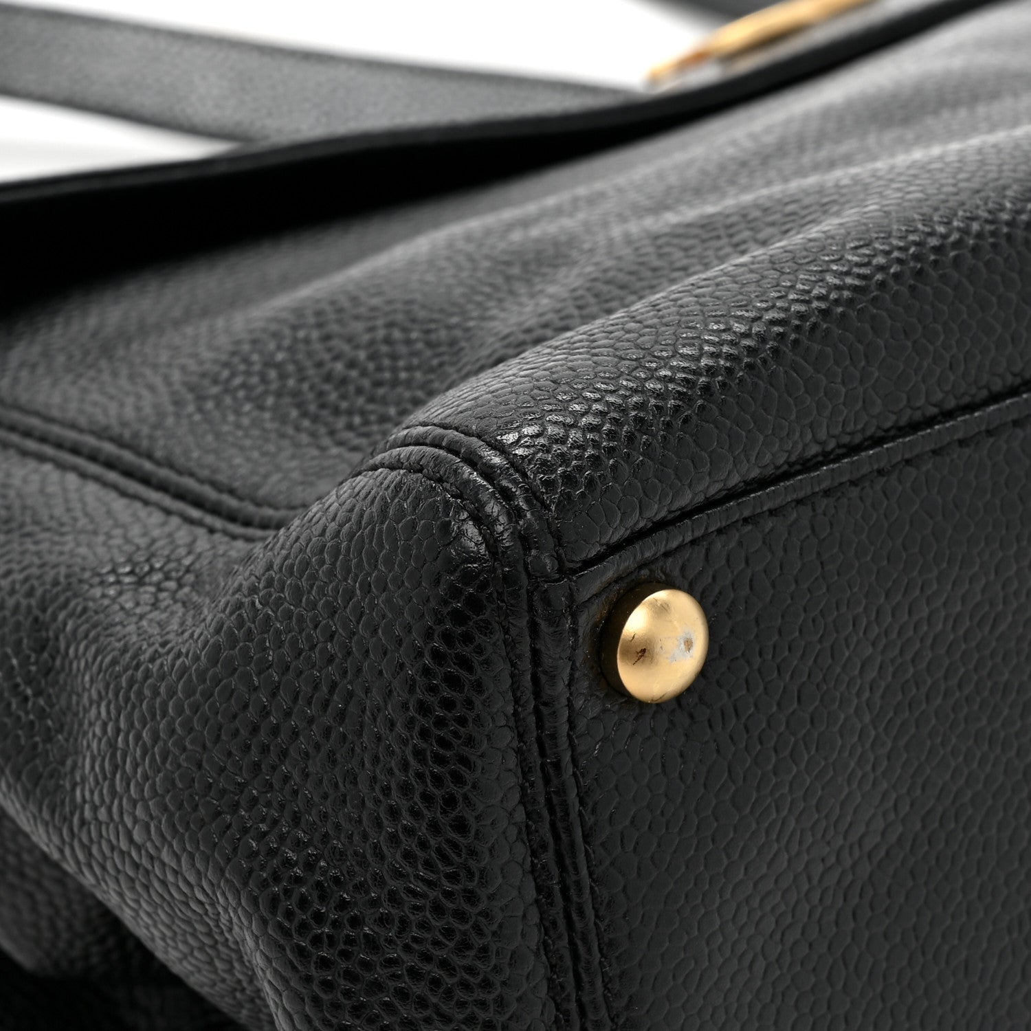 Chanel Caviar CC Shoulder Bag Black 11 of 12