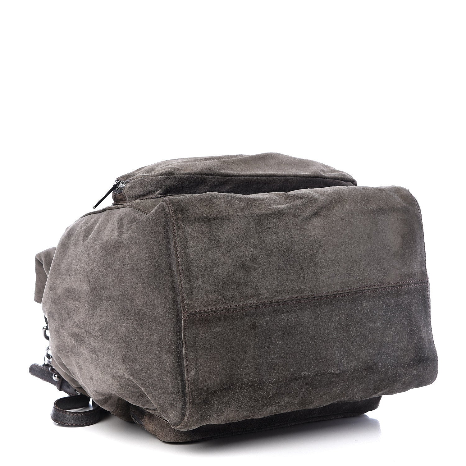 Dolce & Gabbana Suede Miss Pocket Satchel Grey 5 of 20
