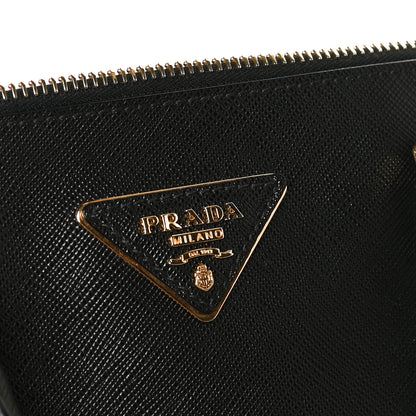 Prada Saffiano Large Galleria Double Zip Tote Black 10 of 11