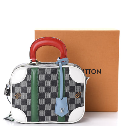 Louis Vuitton Damier Valisette BB Black White 10 of 10