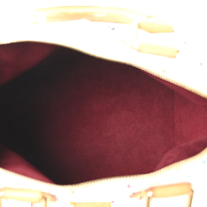 Louis Vuitton Monogram Multicolor Speedy 30 White 5 of 9