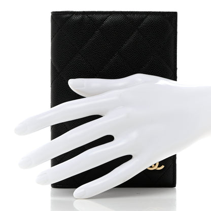 Chanel Caviar Quilted Passport Holder Black 2 of 7