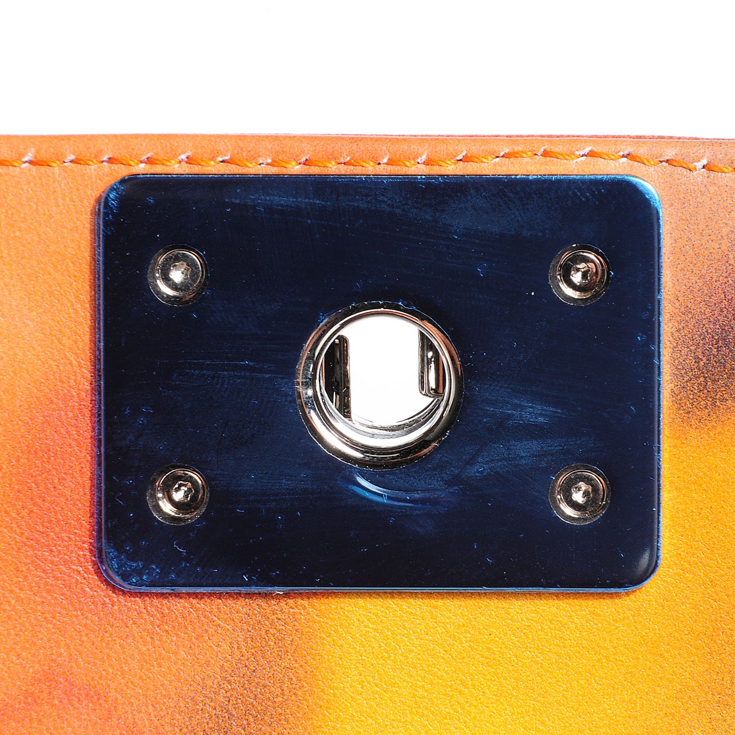 Printed Lambskin Medium Flower Power Boy Flap