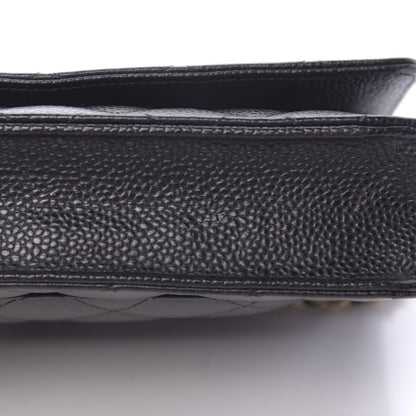 Chanel Caviar Quilted Wallet On Chain WOC Black 9 of 9