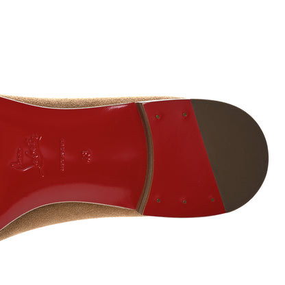 Christian Louboutin Crosta Mens Dandelion Flat Loafers 43 Cinnamon 7 of 8